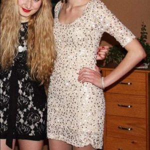 Gold Sequin Dress ✨